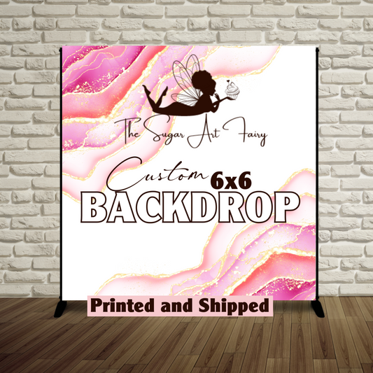 Custom 6x6 Backdrop (Designed & Printed)