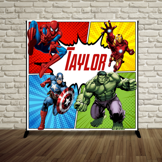 Comic Avengers Backdrop