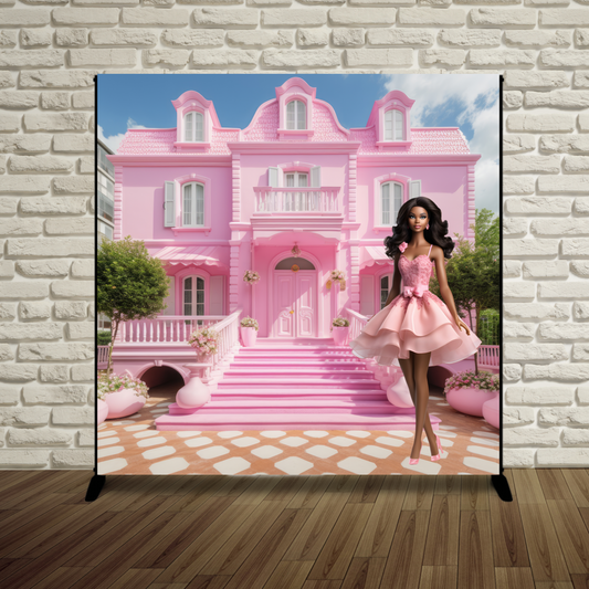 Barbie Backdrop (Custom Print or Digital File)