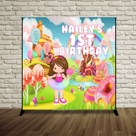 Candy Girl Backdrop (Custom Print or Digital File)