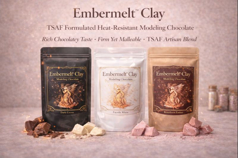 Glintbone Chalk™ Embermelt Clay™ | Signature White Modeling Chocolate