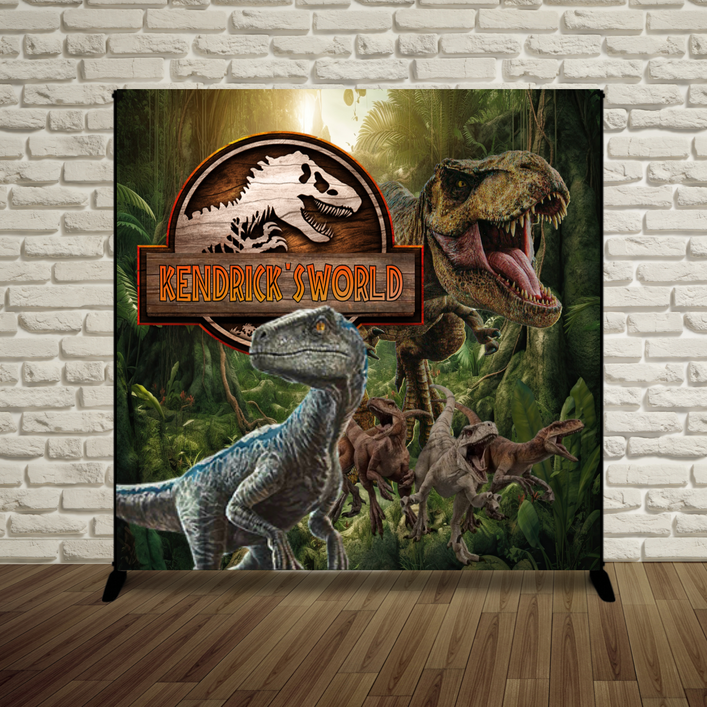 Jurassic Dinosaurs Backdrop (Custom Print or Digital File)