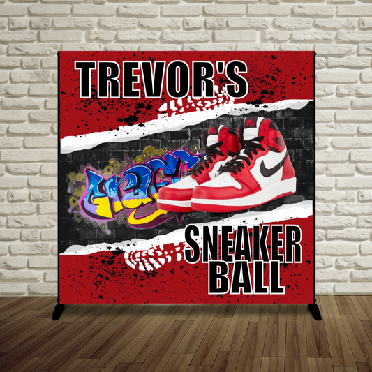 Graffiti Sneaker Ball Backdrop